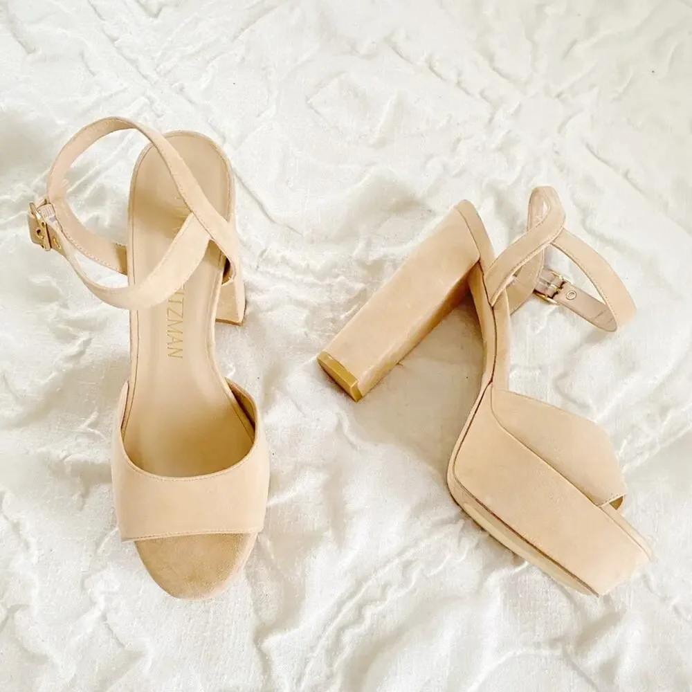 Stuart Weitzman Ryder Platform Sandal Size 9.5